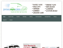 Tablet Screenshot of jerseyvansales.com